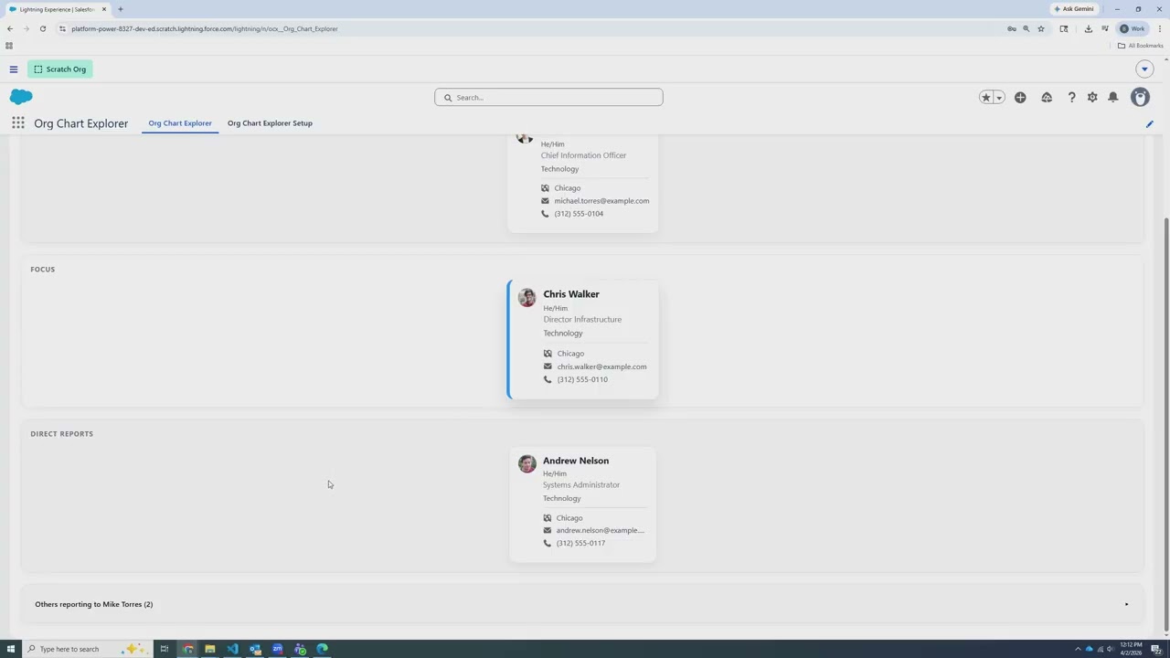 Org Chart Explorer Product Demo