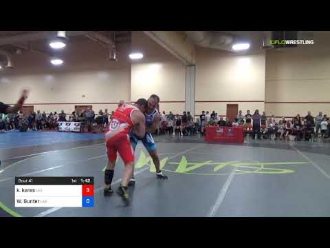 2018 Marine Corps US Open/Masters D Greco Roman 88 RR Rnd 1 - Kevin Kares (Las ) Vs. Wade Gunter (