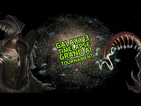 Stellaris Timelapse Grand AI Tournament 2022 - Galaxy 3 - 200 years Starting Round