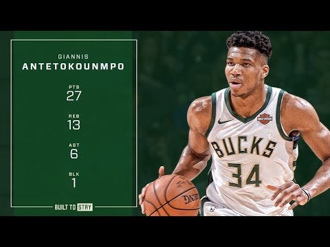 Giannis Antetokounmpo Drops A Double-Double vs Spurs | 3.10.19