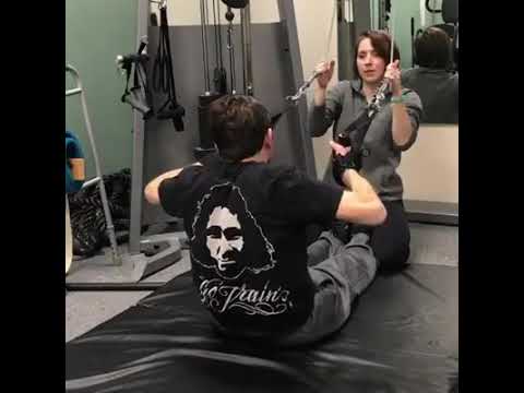 Customer Video: Assisted pull-ups with a disability | The Active Hands Company