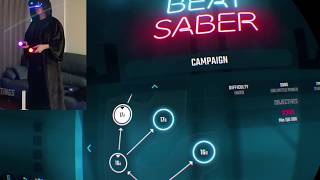 【Beat Saber】STARWARSのジェダイスタイルでプレイ【PS4版】