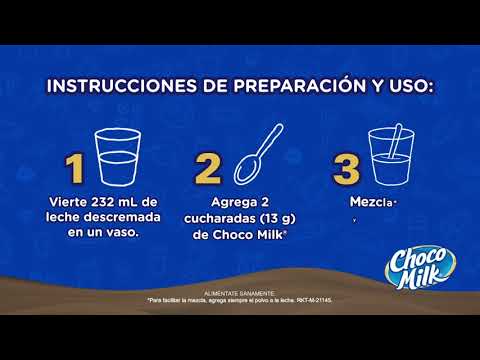 thumbnail video image 2 of Chocolate en polvo Choco Milk 160 g, 2 of 5
