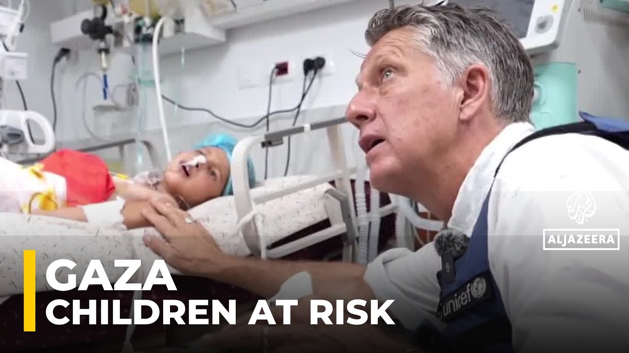 Medical situation for children: UNICEF surveys the damage at al-Shifa Hospital