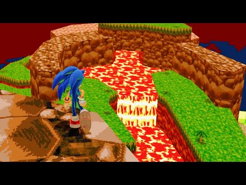 SRB2's Red Volcano Zone but... it's Sonic 06