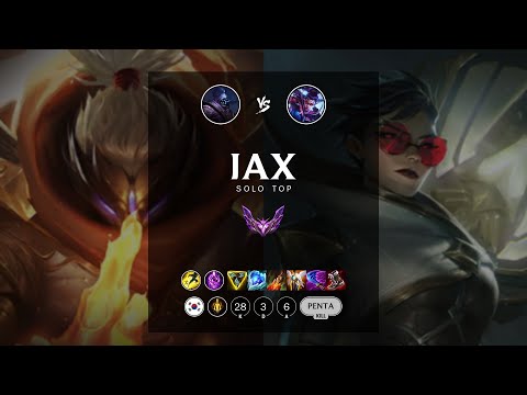 Jax Top vs Vayne - KR Master Patch 12.16