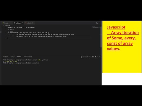 Javascript Basic 9 Array Iteration Some Every Methods