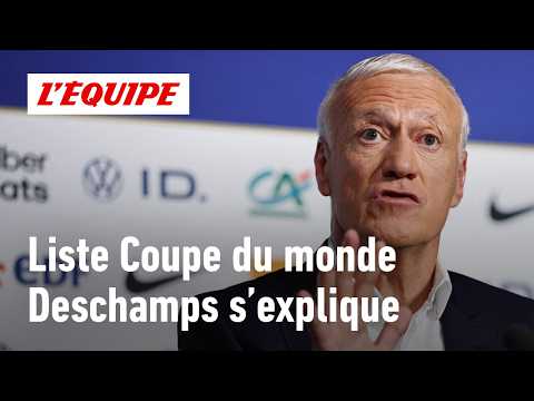 Didier Deschamps s’explique sur sa liste de 26 : "Je sais que c’est dur pour certains joueurs"