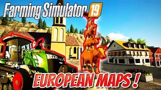 FARMING SIMULATOR 19 NEWS | PREMIERES IMAGES DE LA MAPS ! (EUROPE FS19)