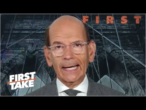 保羅-芬尼鮑姆討論了SEC的COVID-19之戰和吉姆-哈寶的持續掙扎 - First Take-----。 (Paul Finebaum discusses the SEC's COVID-19 battle & Jim Harbaugh's continued struggles | First Take)