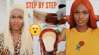 HOW TO | DYE BURNT ORANGE/GINGER HAIR TUTORIAL | Teyana Taylor/SZA insired | Kiitana