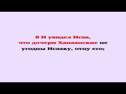 Видеобиблия. Бытие. Глава 28