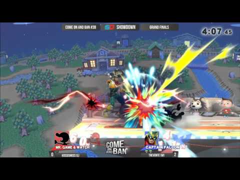 Come on and Ban #38 - Grand Finals: KOSSismoss (Game & Watch) vs Trevonte (C. Falcon)