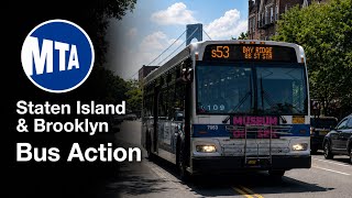 NYC Bus: Staten Island and Brooklyn Bus Action