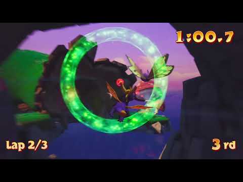 Spyro Reignited Trilogy: Spyro Year Of The Dragon Butterfly Race 1st Place