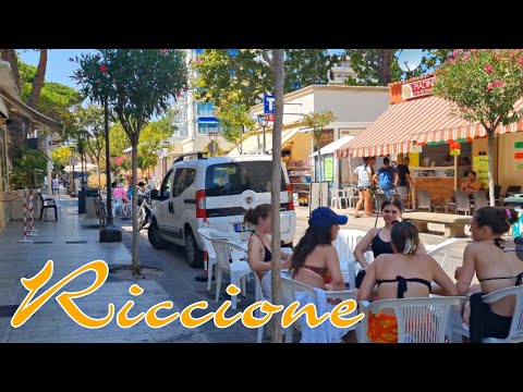 A SUPER HOT SUMMER 🔥 RICCIONE, ITALY 🇮🇹 WALKING TOUR