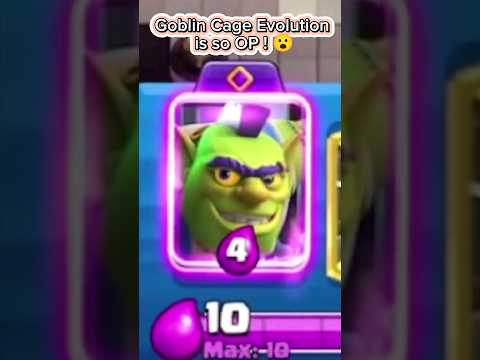 Testing Goblin Cage Evolution! #clashroyale (Watch Full Video)