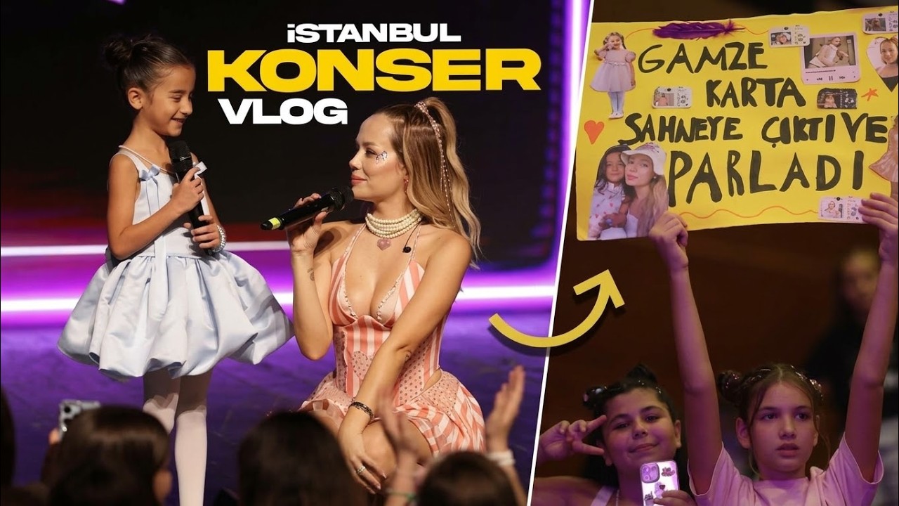 İSTANBUL KONSERİMDE NELER YAŞANDI? KONSER VLOG !? | Gamze Karta