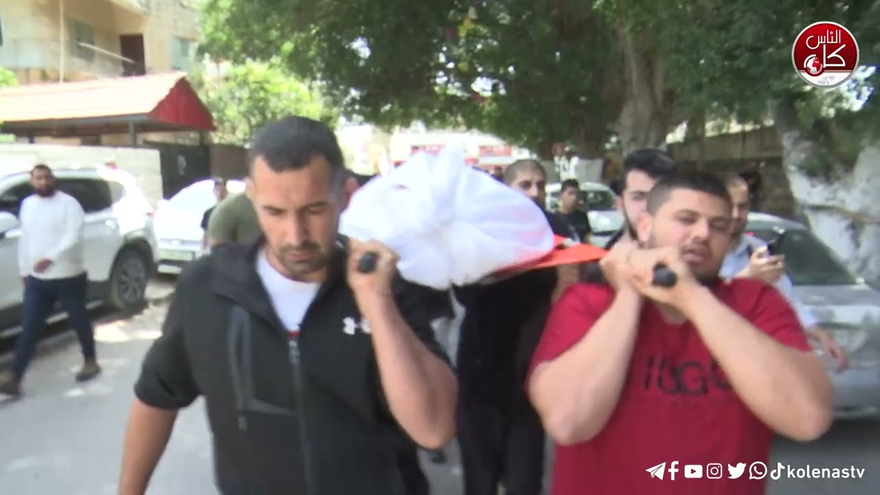 مراسم تشييع جثمان الشهيد سائد علوية من مخيم نور شمس