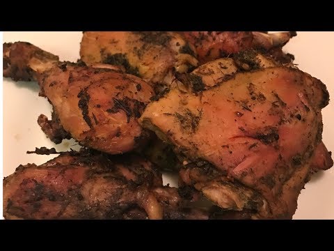 Authentic Jamaican Oven Jerk Chicken 🇯🇲