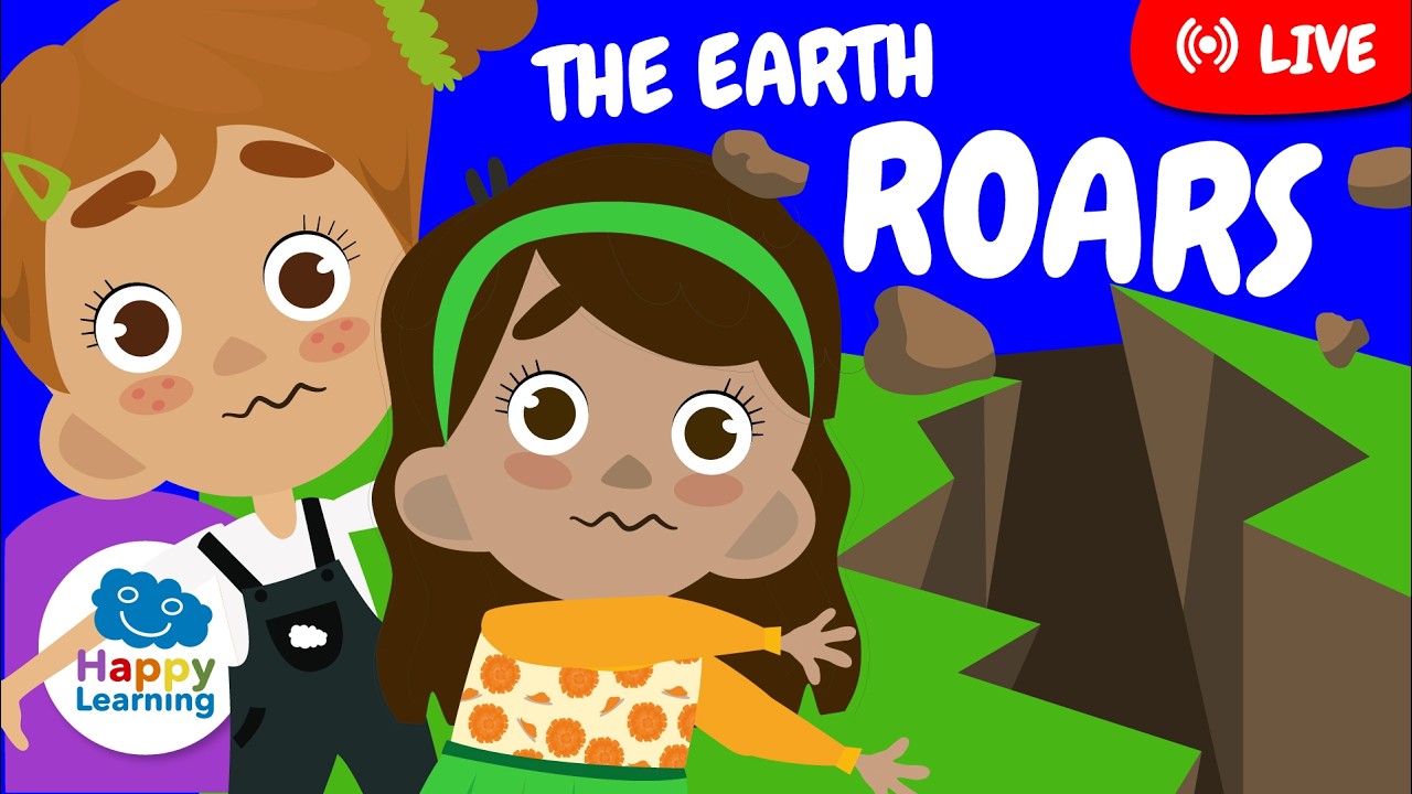 LIVE. 🌍 EARTHQUAKES: The Earth is moving! | Educational Videos for Children | @HappyLearningEN