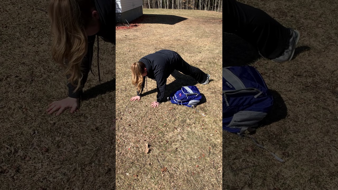 Backpack Plank Pull Through