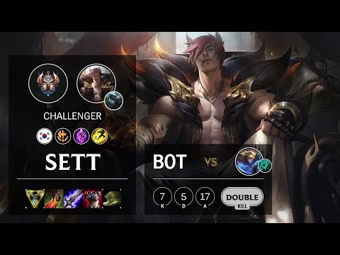 Sett Bot vs Ezreal - KR Challenger Patch 10.10