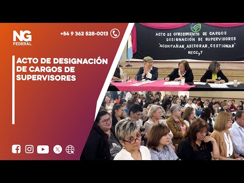 NGFEDERAL - ACTO DE DESIGNACIÓN DE CARGOS DE SUPERVISORES