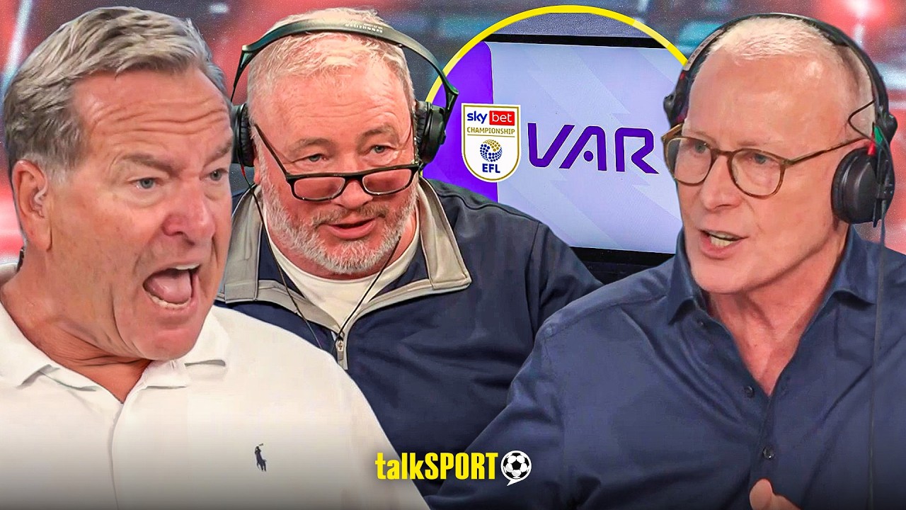 Jeff Stelling & Ally McCoist's EXPLOSIVE HEATED DEBATE on VAR in the EFL in ANIMATED RETALIATION!