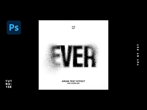 How To Create Grain Text Effect -  Photoshop Tutorials