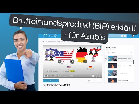 Bruttoinlandsprodukt (BIP) einfach erklärt für Azubis