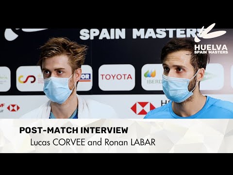 Lucas Corvee and Ronan Labar - Post-match interview after round 2