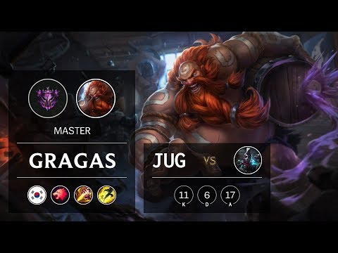 Gragas Jungle vs Ekko - KR Master Patch 10.1