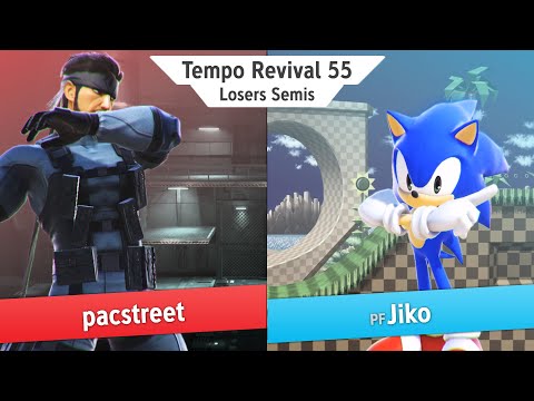 Tempo Revival 55 - pacstreet (ROB, Snake) Vs. PF | Jiko (Incineroar, Sonic) - Losers Semis - SSBU