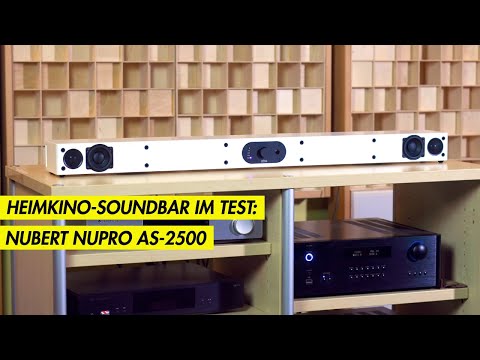 Test / Klangtest: Nubert nuPro AS-2500 - Schmale Soundbar für 495 Euro, wie klingt sie?