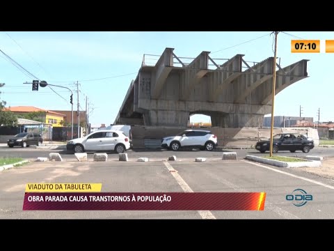 Motoristas pedem conclusão do viaduto da Tabuleta 13 04 2021