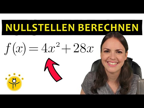 Quadratische Gleichungen NULLSTELLEN berechnen – Quadratische Gleichung lösen