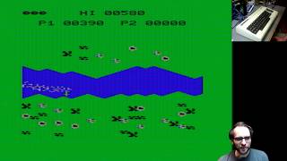 Commodore VIC-20 games from real vintage hardware