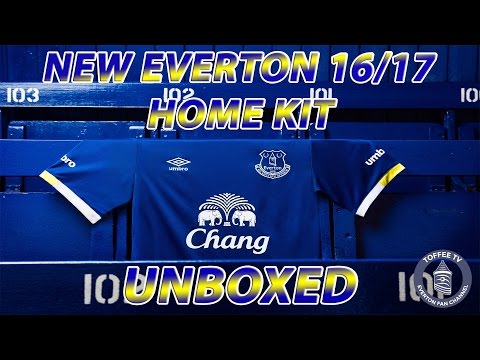 New Everton Home Kit 2016/17 Unboxed | Everton Special