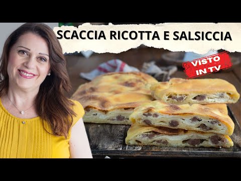 Scaccia Siciliana Autentica: Ricotta e Salsiccia Fatta in Casa