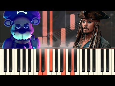 FNAF Looking for a pirate treasure in 4K - Five Nights at Freddy's + PIRATE PIANO