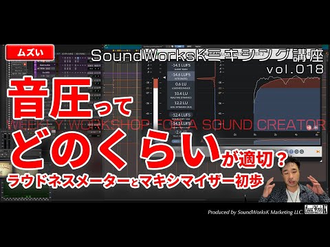 音圧ってどのくらいが適切？ラウドネスメーターとマキシマイザの初歩