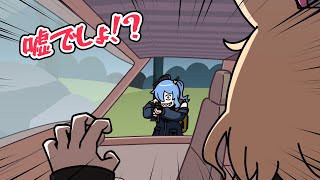 【手描き】尾丸ポルカの災難 【RUST/ホロライブ切り抜き/尾丸ポルカ/ベスティア・ゼータ】