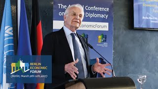 Edmund Stoiber, President of the Advisory Board of the ICD speaks to TV Berlin