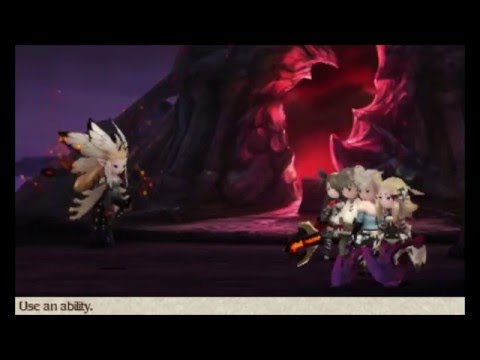 Bravely Default (3DS) - 143 - Airy 3rd Form Battle - Mike's Let's Play