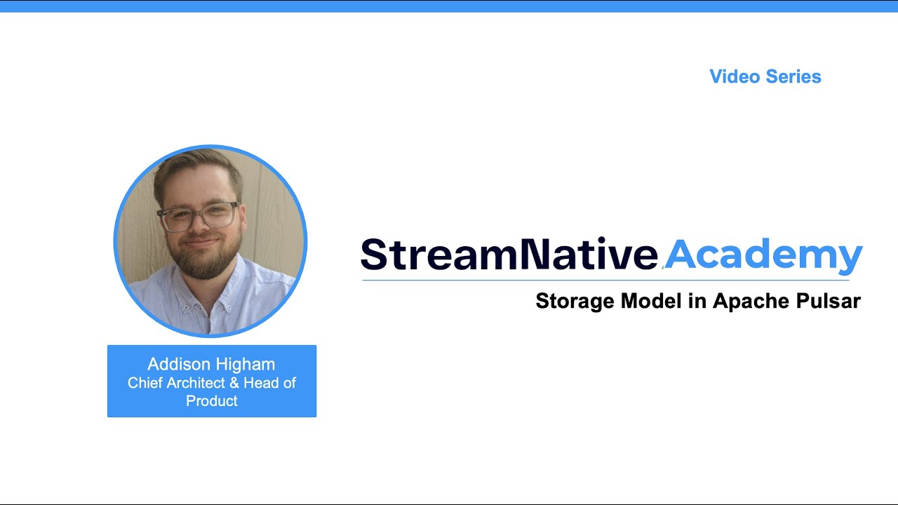 Apache Pulsar Storage Model (2:19 min)