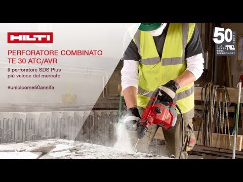 Perforatore combinato TE30 ATC/AVR: #unicicome50annifa