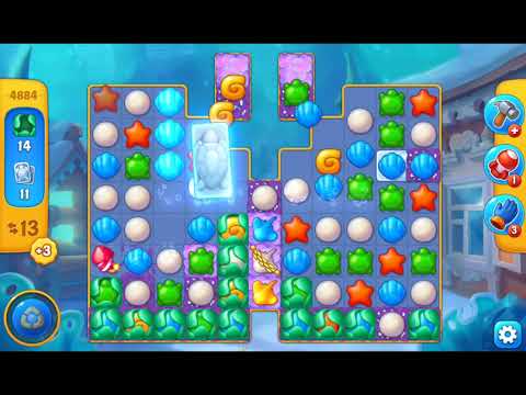 Fishdom 2021 - Level 4884   #Playrix #Fishdom #gaming