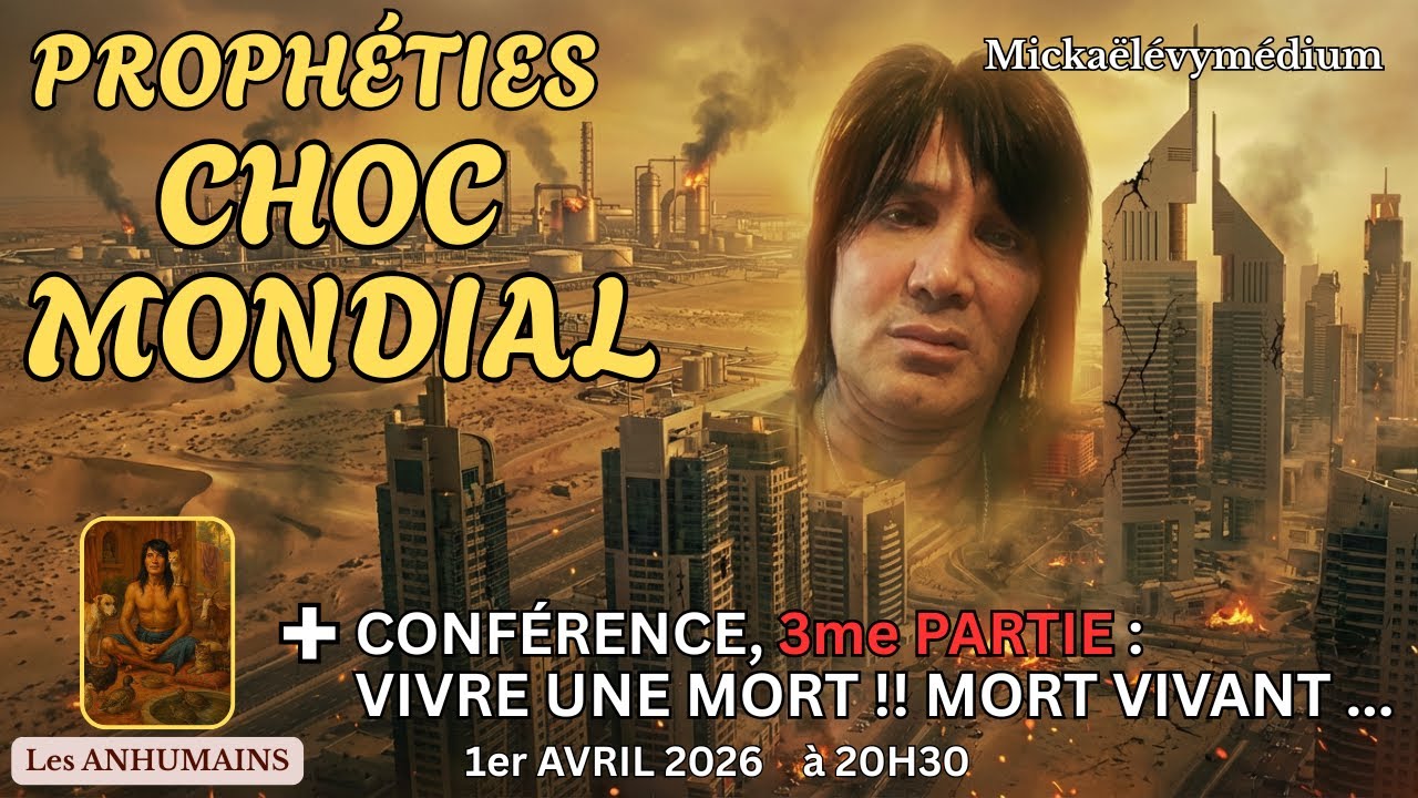 PROPHÉTIES choc de Mickaël Lévy du 1er avril 2026 + 3me partie de VIVRE UNE MORT !! MORT VIVANT ...