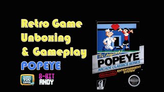 NES POPEYE: NEW SERIES: Retro Game Unboxing & Review